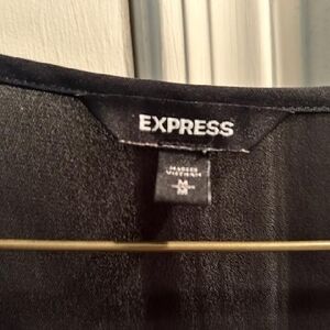 Express Elegant Black Blouse